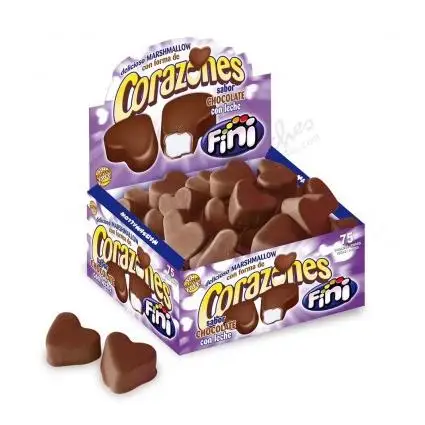 CORAZONES CHOCO 75 UNDS FINI - SIN GLUTEN