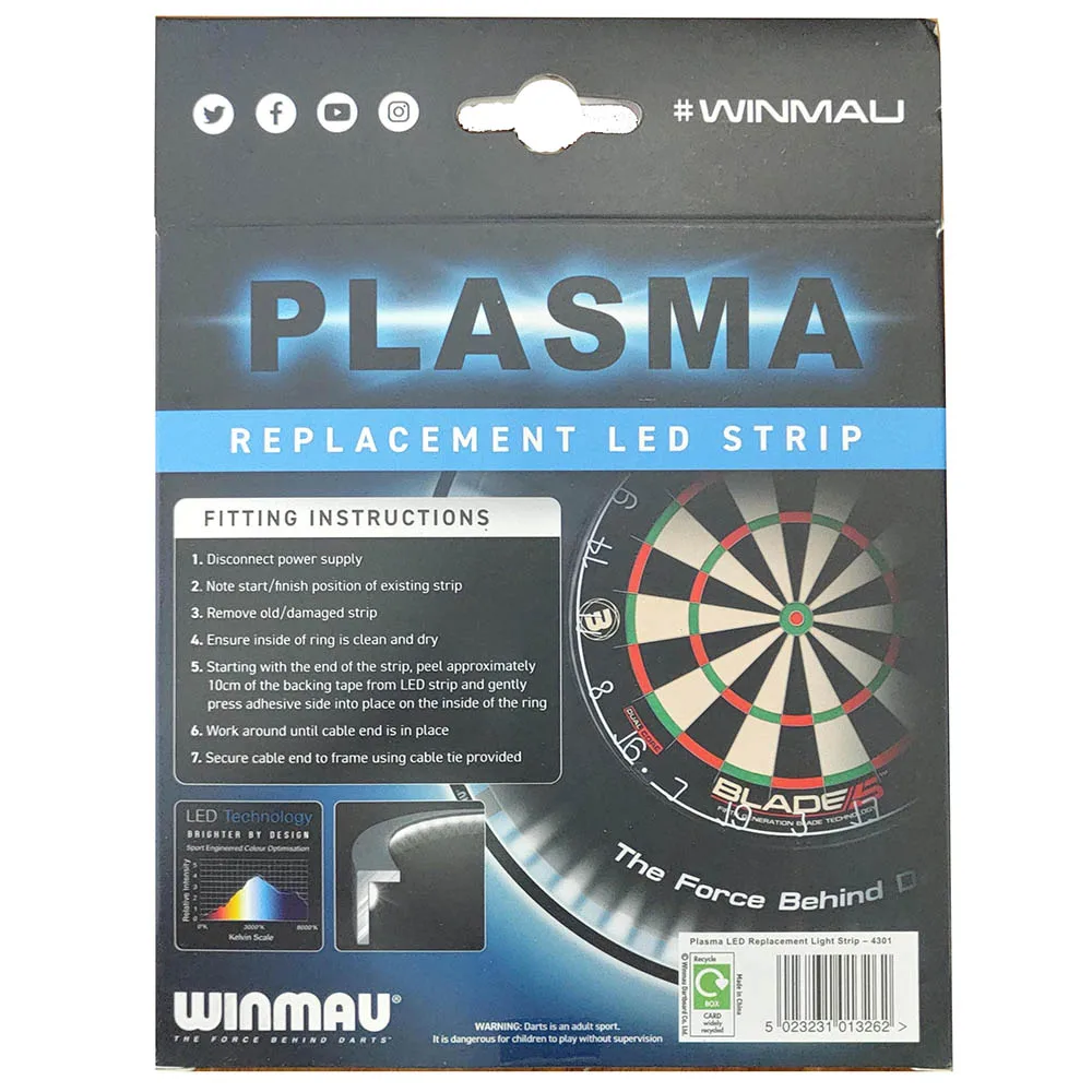 Replacement Dartboard Light Plasma Winmau Darts Leds 4301 brand, Winmau, power supply, transform, target lighting