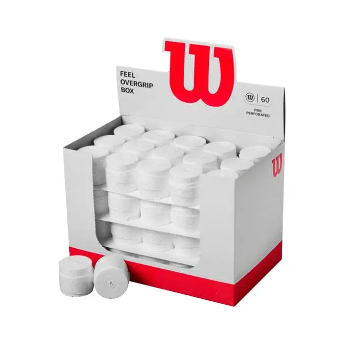 Wilson Overgrip De Tenis Pro Perforated Box 60 Unisex Blanco - Imagen 6