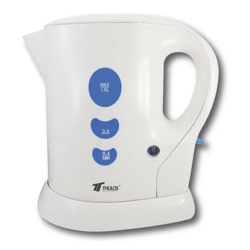Hervidor de agua eléctrico de1.0L con resistencia de acero inoxidable THULOS TH-HV1000.