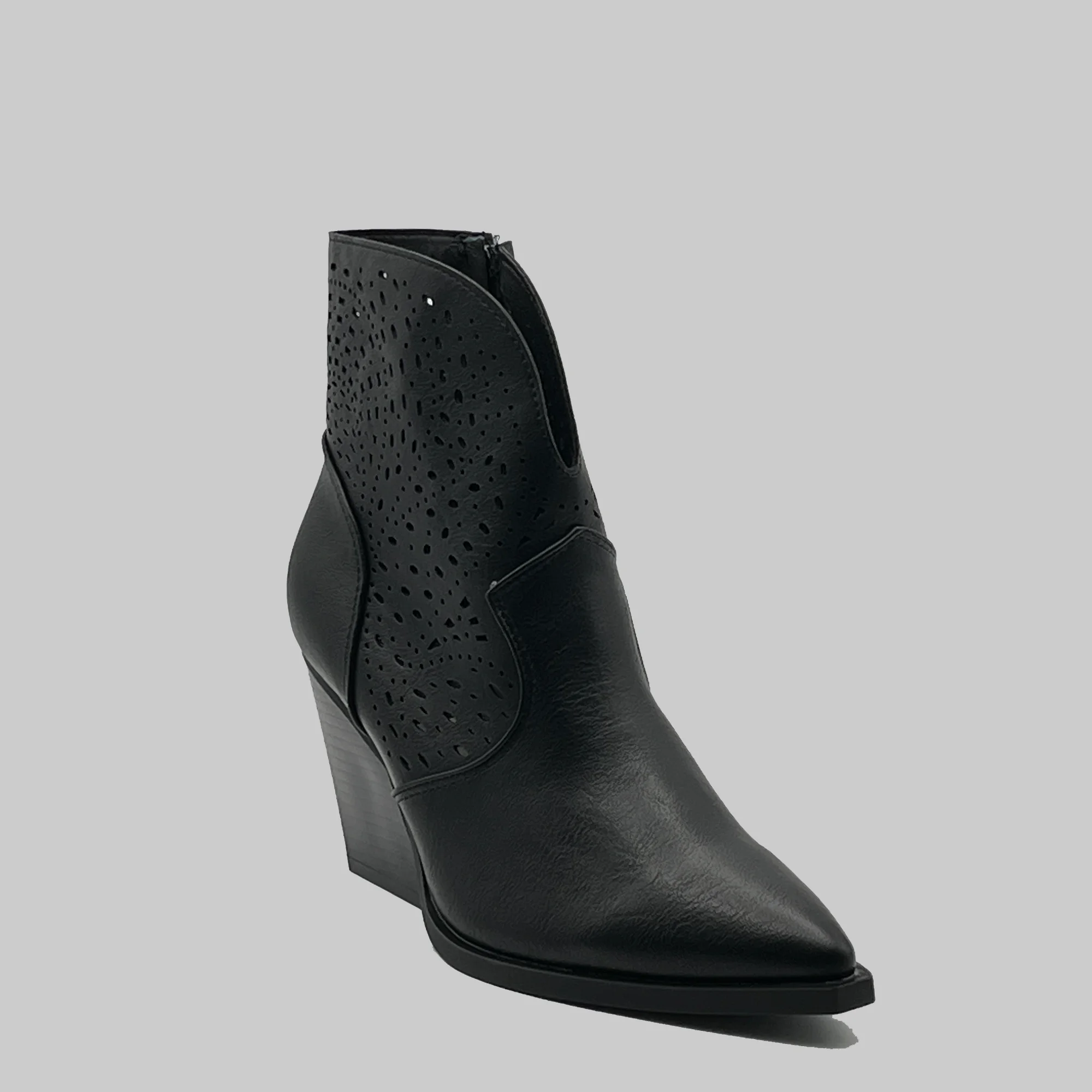 JZ Hermanos Botín Troquelado de Mujer Beige