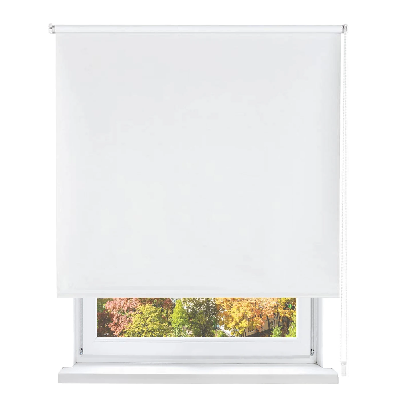 Estor Enrollable Opaco, Blackout. Protección de Pantalla para Ventanas, Bloquea la Entrada de la luz Ideal para habitación, comedor, salón para Puertas y Ventanas, Fácil Instalación,