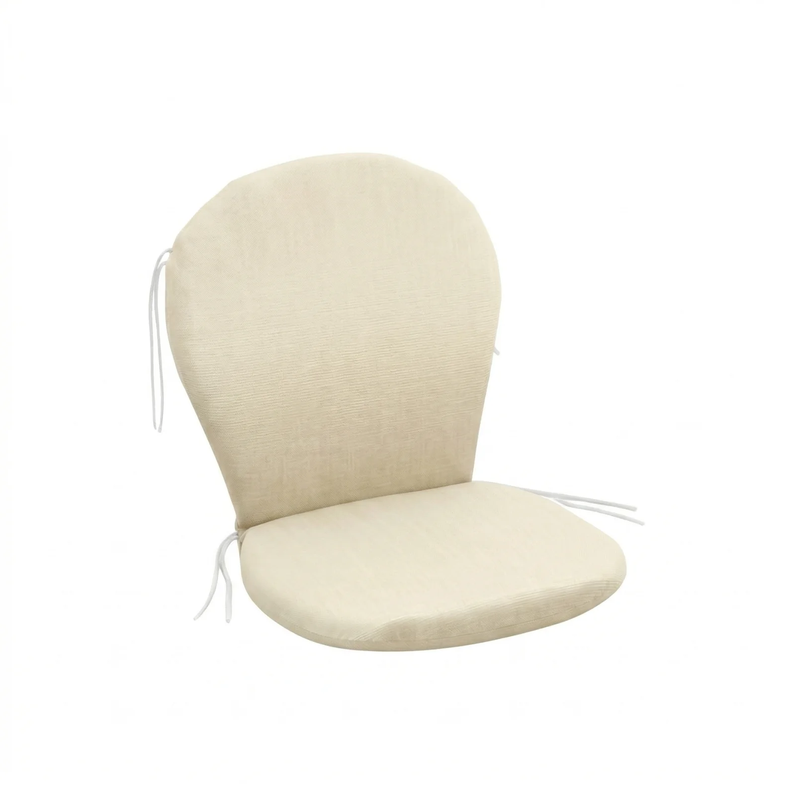 PIND Cojín para Silla de Exterior en Forma de Guitarra Rayas Pack 1/2 Unidades - Almohadilla Acolchada para Silla 50x92x3,5 cm con Cremallera y Cordones Ajuste.