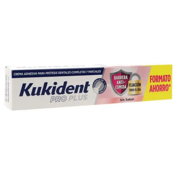 KUKIDENT PRO PLUS LA MEJOR FIJACION  1 ENVASE 57 g SIN SABOR