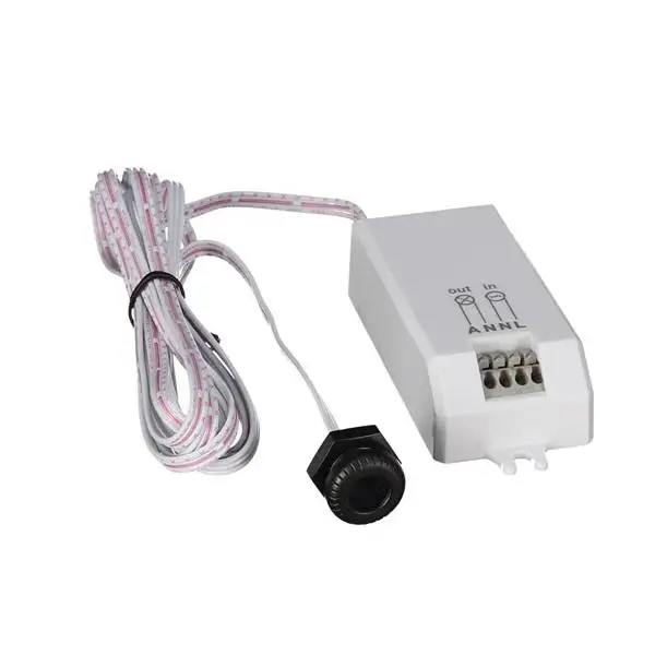 Sensor PIR Perel - Distancia Corta - Empotrable - Encendido/Apagado Automático