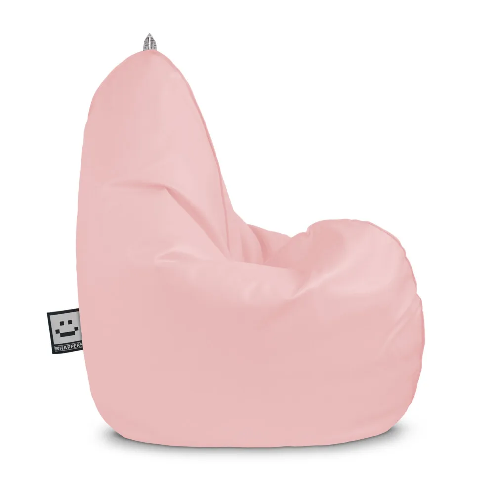 Puff Pera Relax Polipiel Rosa HAPPERS - Cómodo, ligero y resistente. Make it Happers®