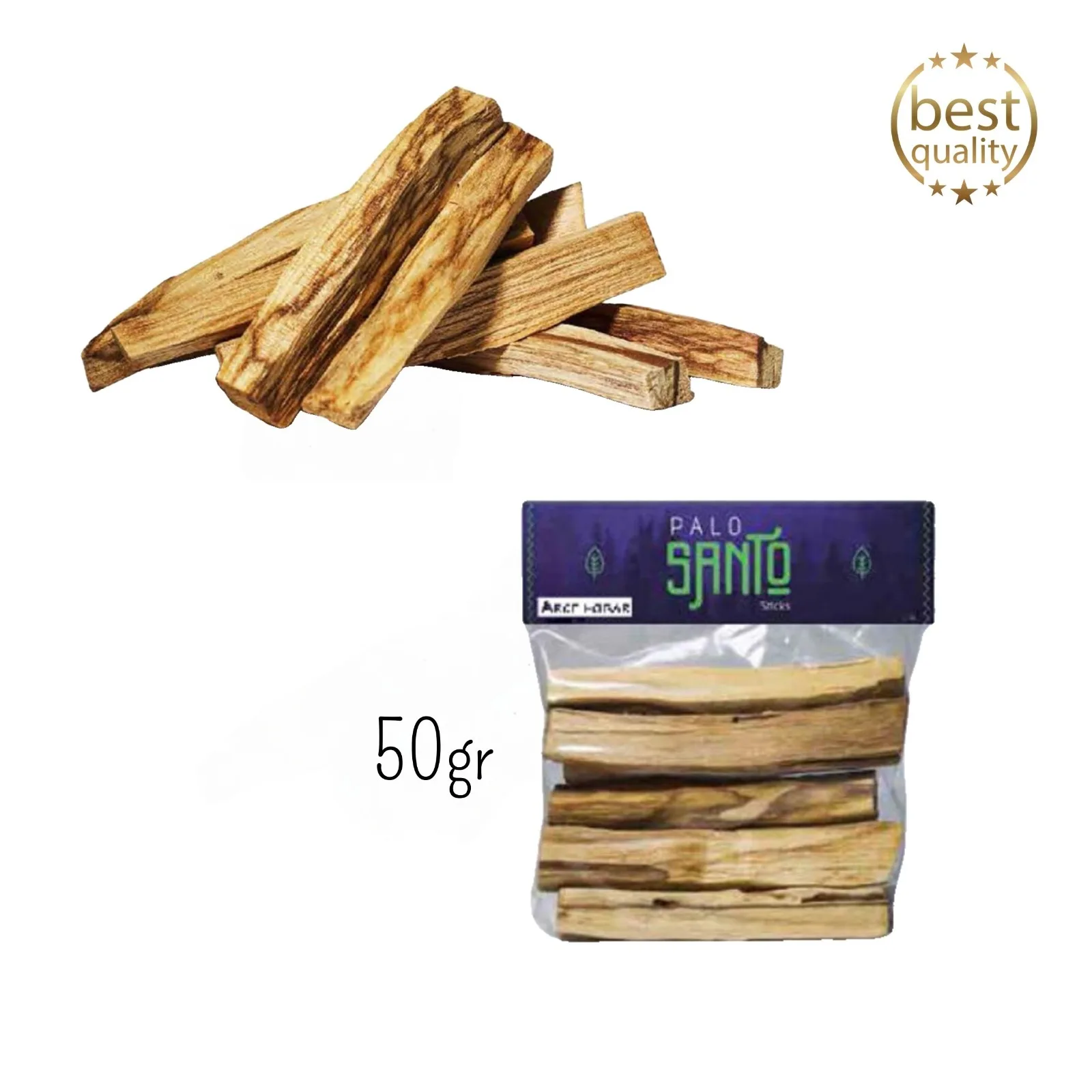 A & M MARBELLA - Palo santo peruvian incense palo santo bag 50g aromatherapy for home generica