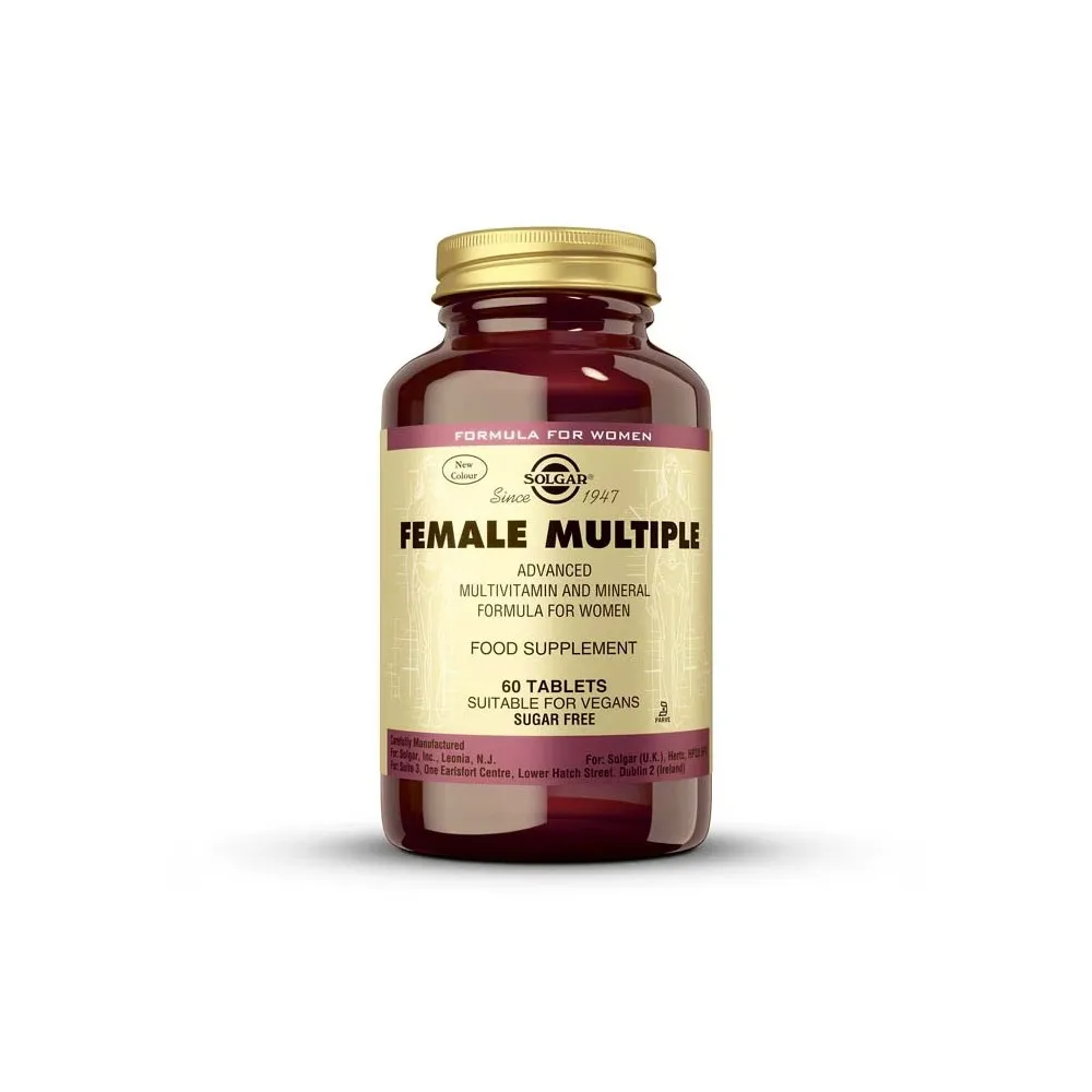 Female Multiple 60 Comprimidos (Multivitaminico especial Mujer) de Solgar