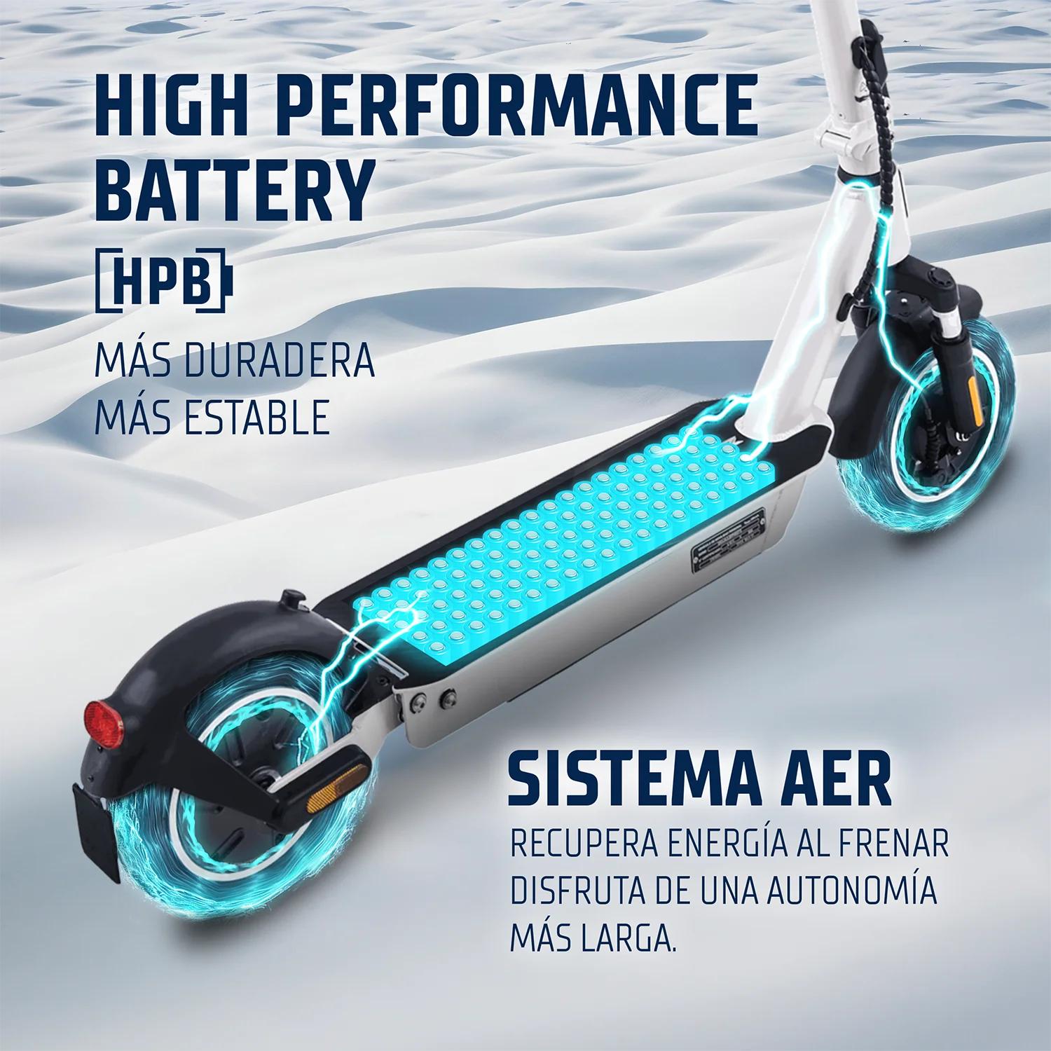 Patinete Eléctrico Zfox Max Zwheel Plegable con App, Motor 800W, Autonomía 50km, Suspensión Ruedas 10″- Homologado DGT 5