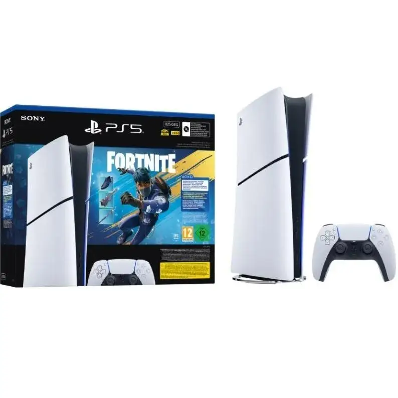 Consola Sony Playstation 5 - PS5 Slim Digital 825GB/ Incluye Mando Dual Sense y Bundle Fortnite Flowering Chaos/ Chassis E (Nueva)