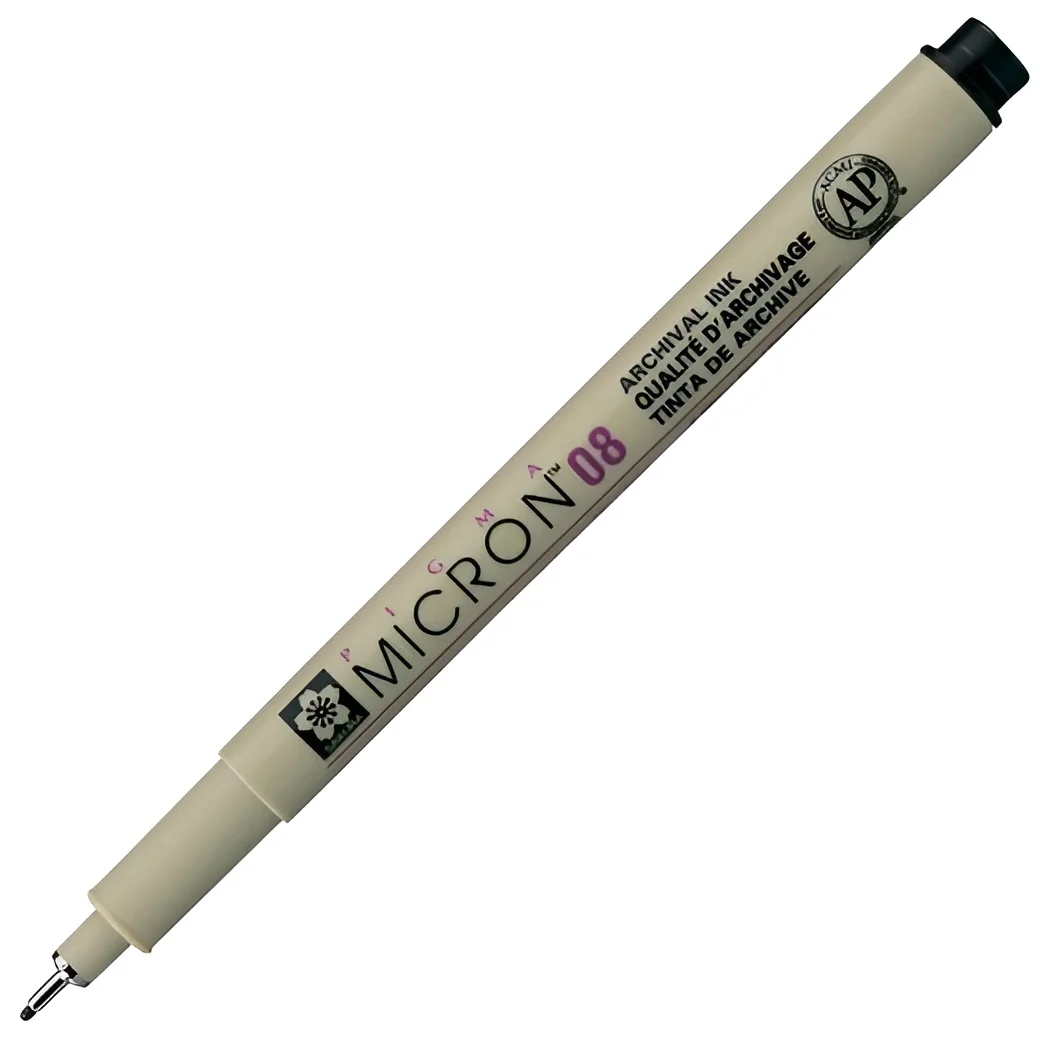 Talens sakura rotulador pigma micron 08 0.50mm negro