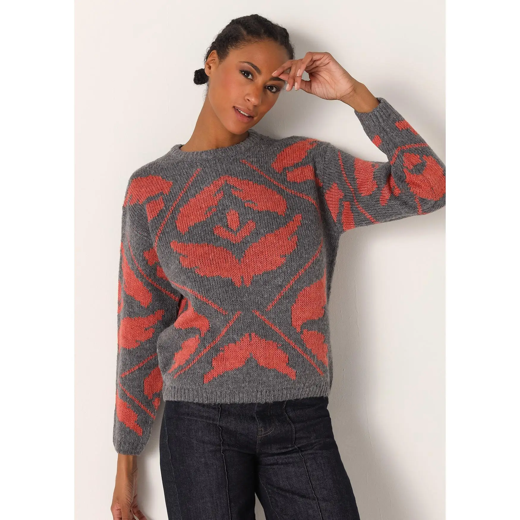 Victorio & Lucchino greca neck sweater