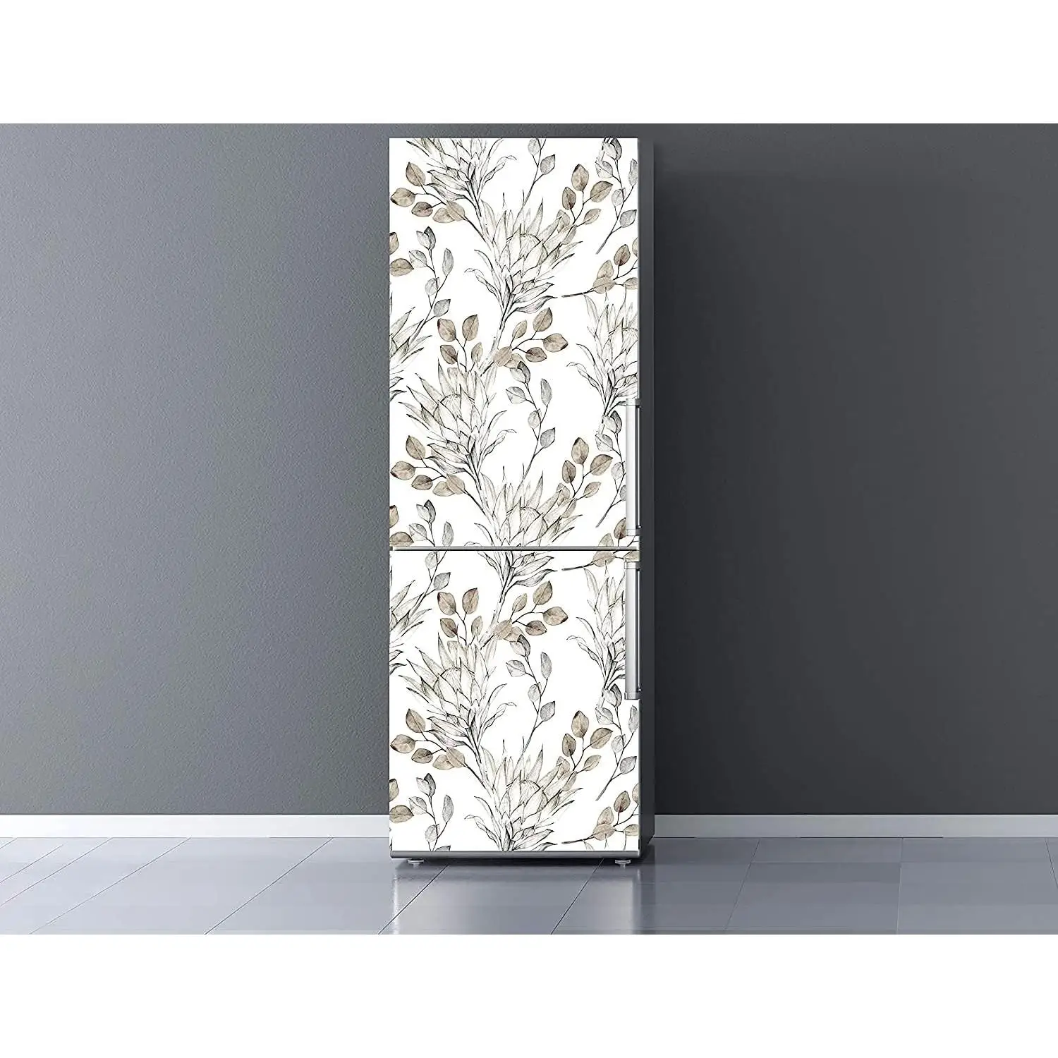 Oedim Pegatinas Vinilo para Frigorífico Ramas Secas  200x60cm  Adhesivo Resistente  Pegatina Adhesiva Decorativa de Diseño Elegante