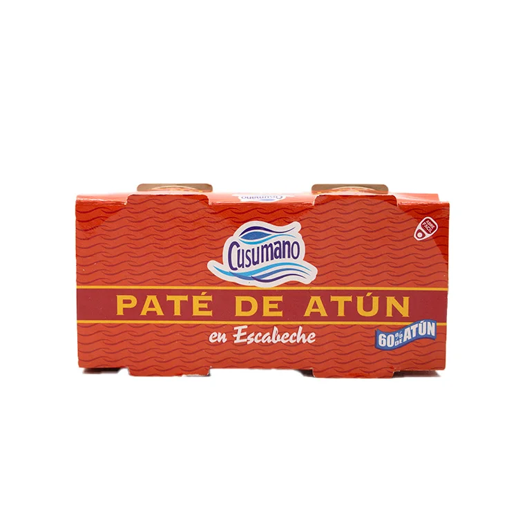 Cusumano Paté de Atún - Delicioso y Gourmet, Listo para Degustar (Pack de 2) 3 unidades