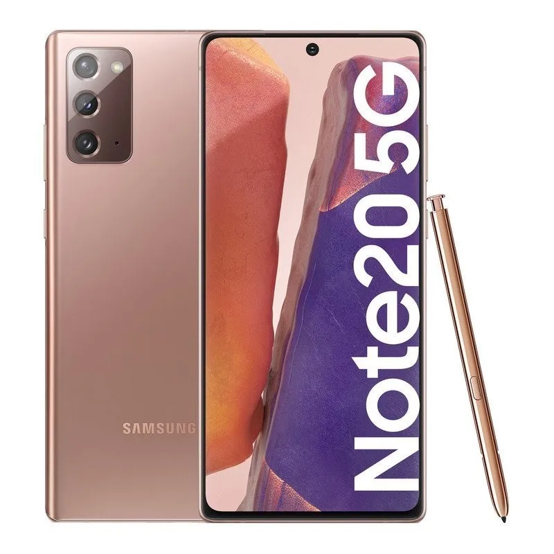 Samsung Galaxy Note 20 5G 128GB / 256GB Smartphone - Pantalla Super AMOLED - Exynos 990 - Cámara Triple 12MP 64MP 12MP - Batería 4300 Mah