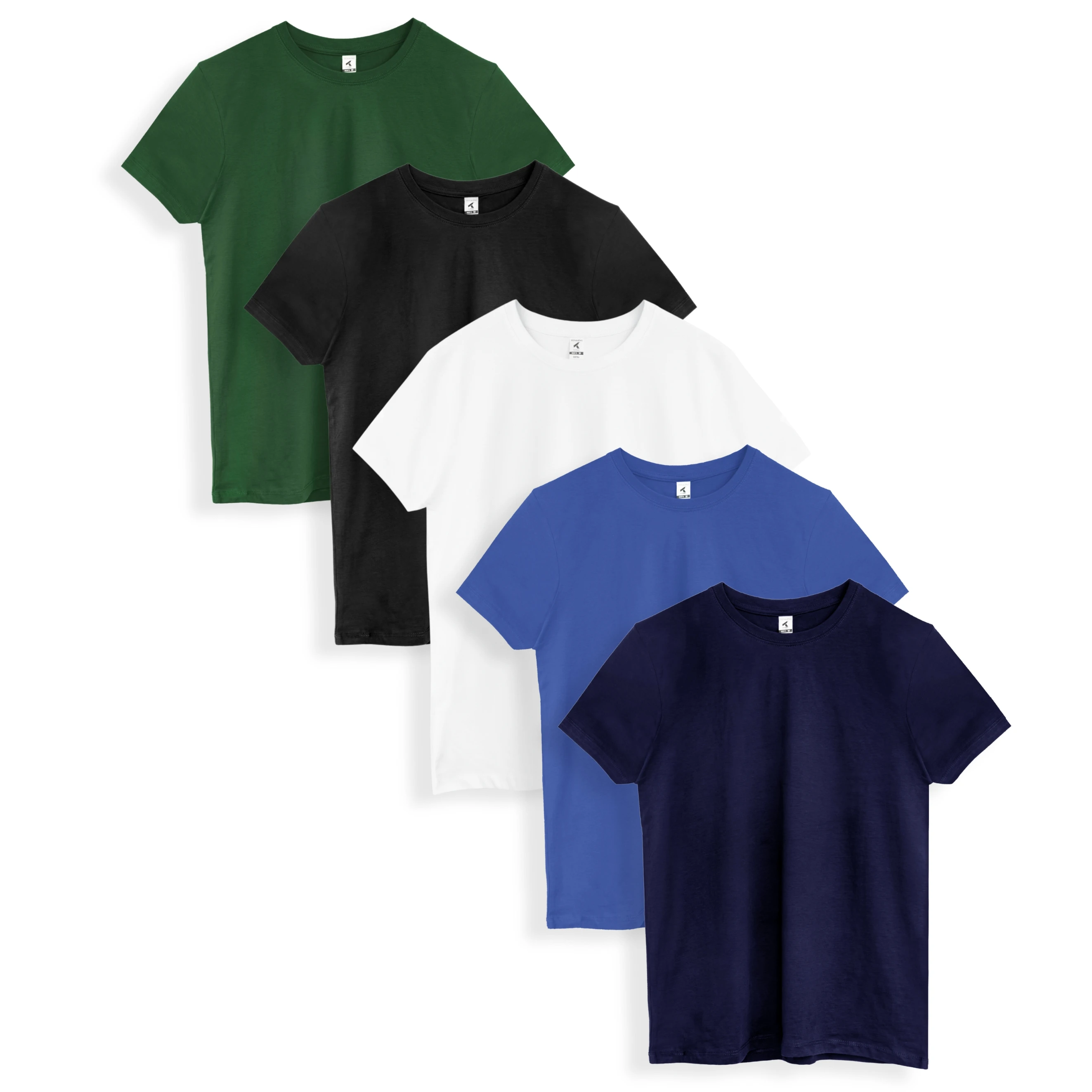 Pack de 5 camisetas TEXKING DACCA | 100% algodón 🎽