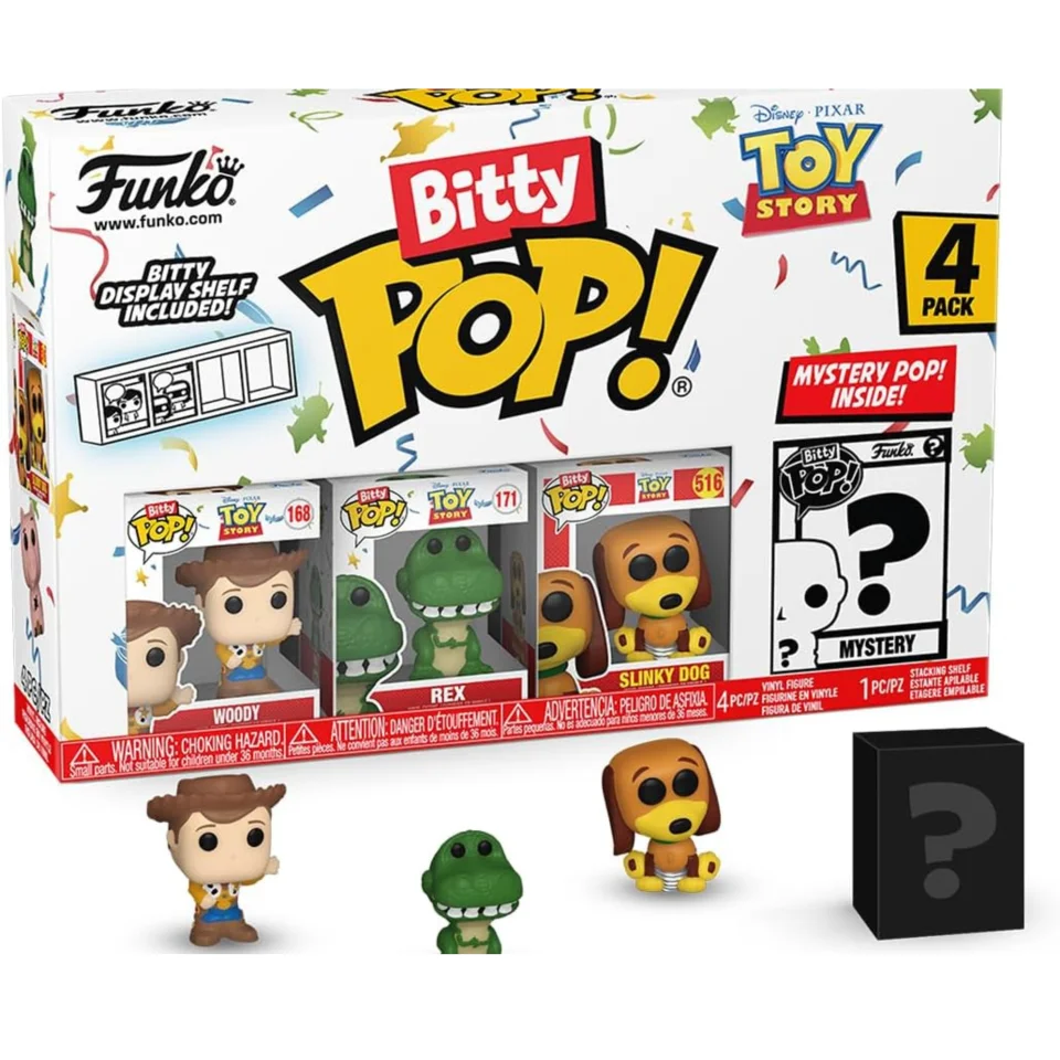 FUNKO BITTY POP! TOY STORY - WOODY, REX, SLINKY and? Official product Funko - 730426