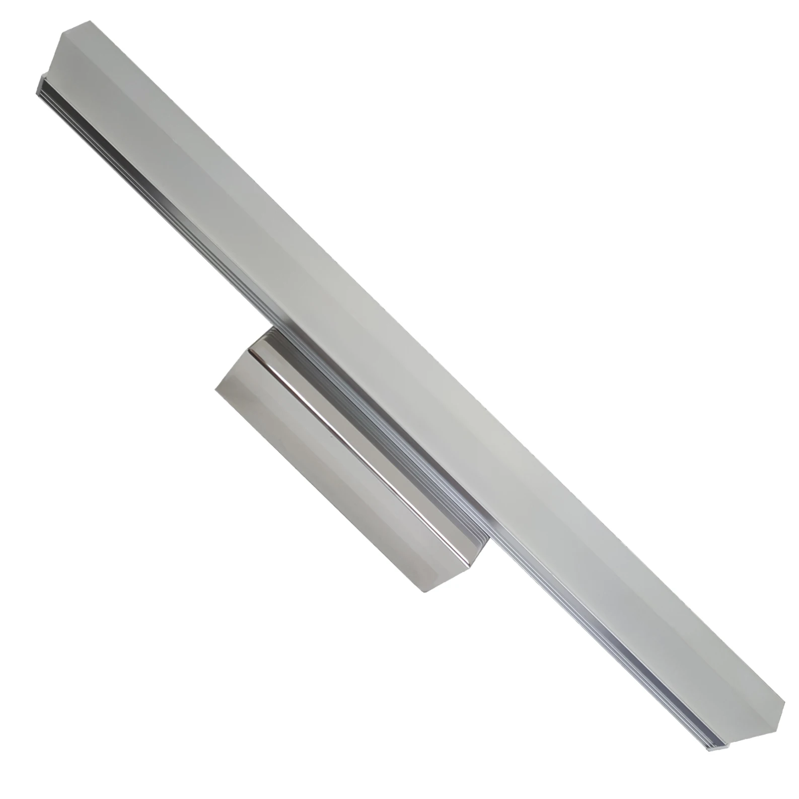 LED ATOMANT Aplique LED baño, 16W o 10W, 60 o 40 cm, cromado, 6500K, blanco frío, luz para espejo, moderna,1600 lúmenes o 1000 lúmenes, iluminación para maquillaje, estilo elegante, minimalista, fácil
