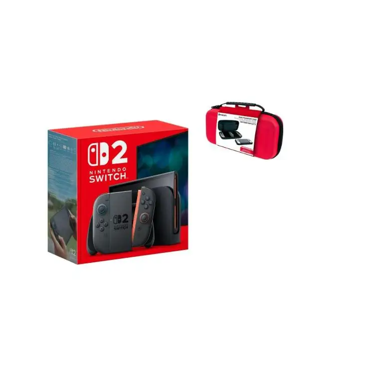 Nintendo Switch 2/ Incluye base/ Incluye 2 Mandos Joy-Con/ Incluye 2 Correas + funda gratis de regalo!