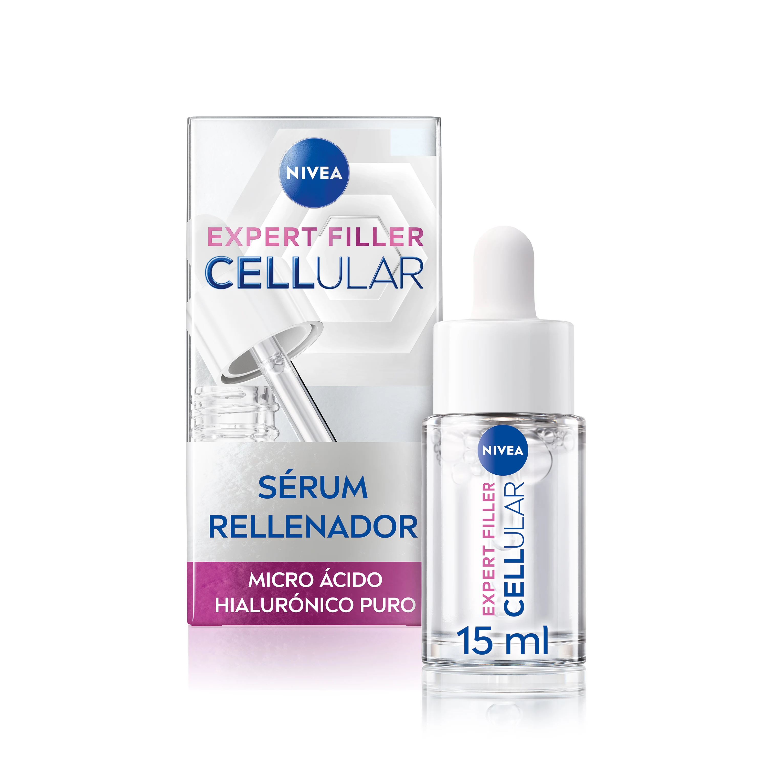 NIVEA Cellular Expert Filler Sérum Rellenador Ácido Hialurónico - 15ml