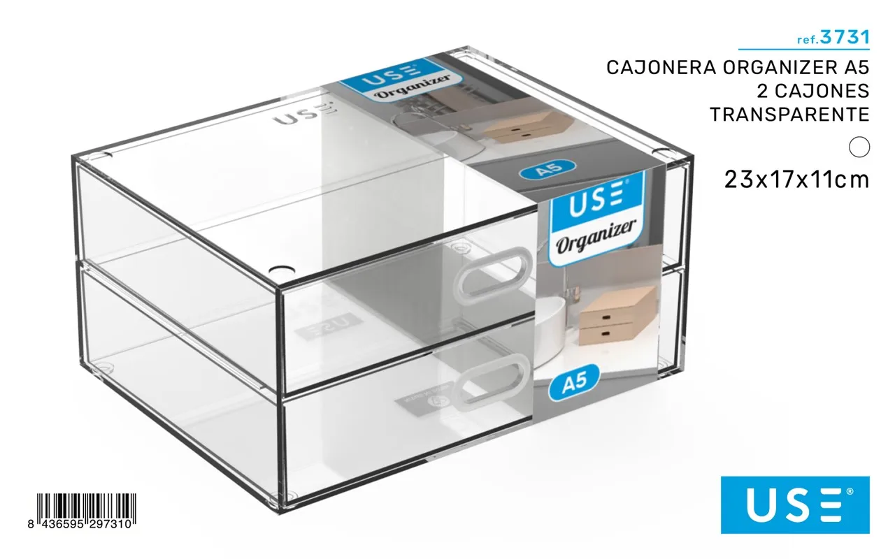 LILI HOME clear methacrylate drawers-a variety of models and sizes offer a modern and practical solution for storing a wide range of items, from cosmetics and jewelry to stationery and accessories. #3