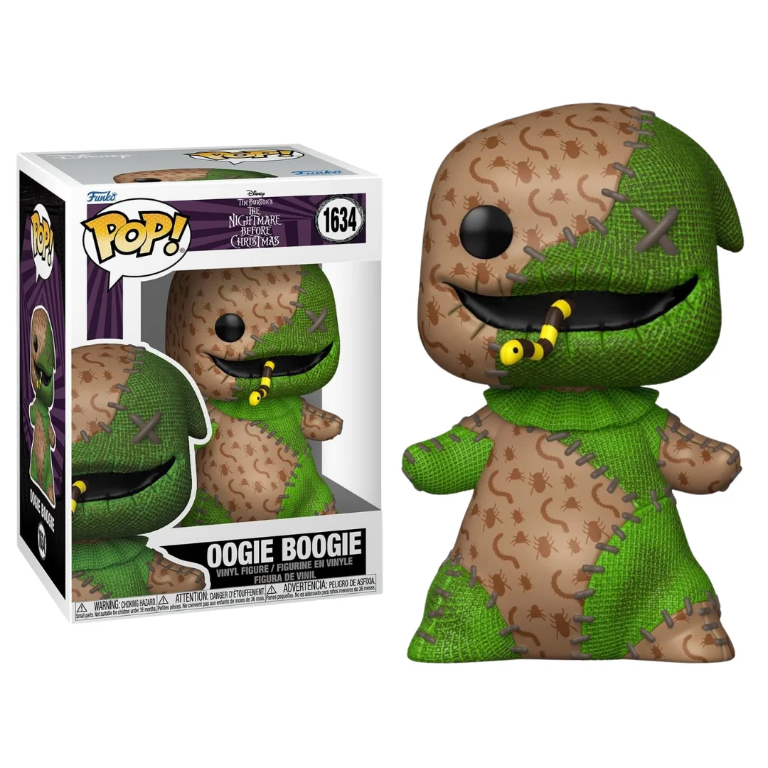 FUNKO POP! DISNEY PESADILLA ANTES DE NAVIDAD - PATCHWORK OOGIE BOOGIE, 86149, Nº 1635, TIENDA CON LICENCIA OFICIAL, ENVIO EN 24-48 HORAS EN PENÍNSULA, FIGURA, CABEZÓN, MUÑECO, JUGUETES, PELÍCULA,