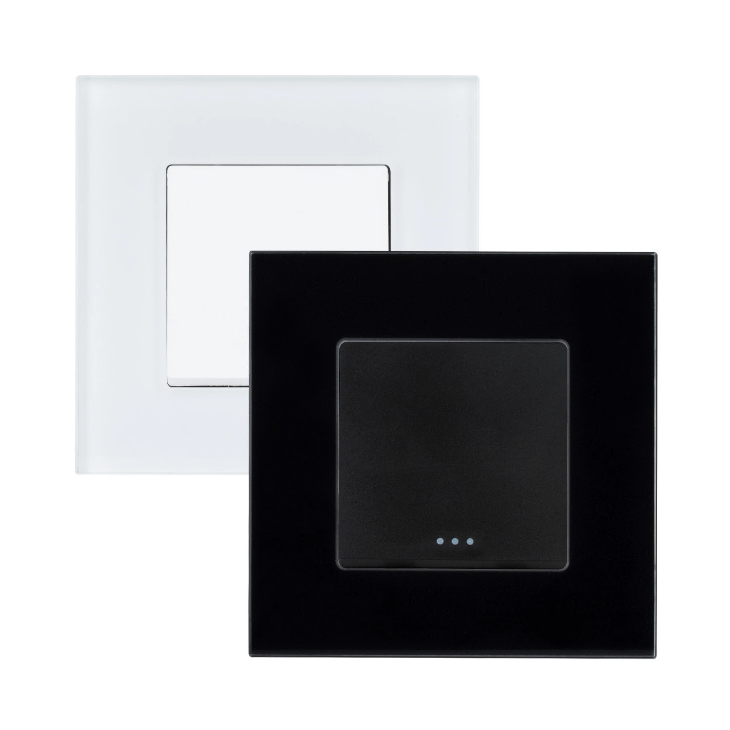 Interruptor Simple Conmutado Ledkia con Marco PC Modern - Resistente y Duradero - 86x86 Mm