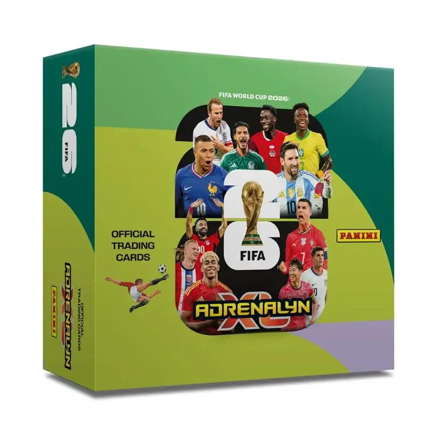 Fifa World Cup 2026™ Adrenalyn XL™ - Caja 24 sobres o Megapack + Cajita 24 sobres - Colección Oficial Panini Garantizado