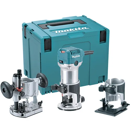 MAKITA - Fresadora Multifunción MAKITA RT0702CX2 710W 35mm + Maletin Makpac Tipo 4