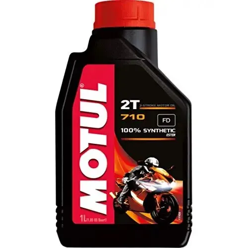 Motul 7102T - Aceite 100% sintético para mezcla para motores de 2 tiempos
