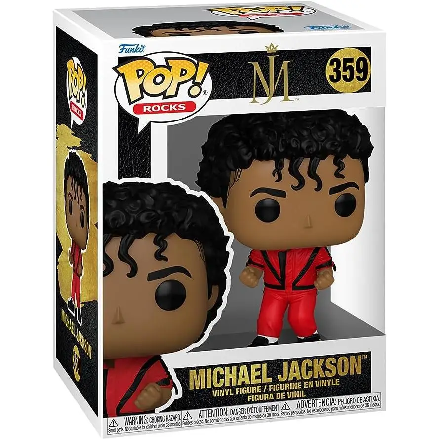 Funko Pop! Rocks: Michael Jackson - MJ-Thriller-collectible vinyl figure-gift Idea-official merchandise-toys for children and adults-Music Fans-doll for collectors-MR POPYE