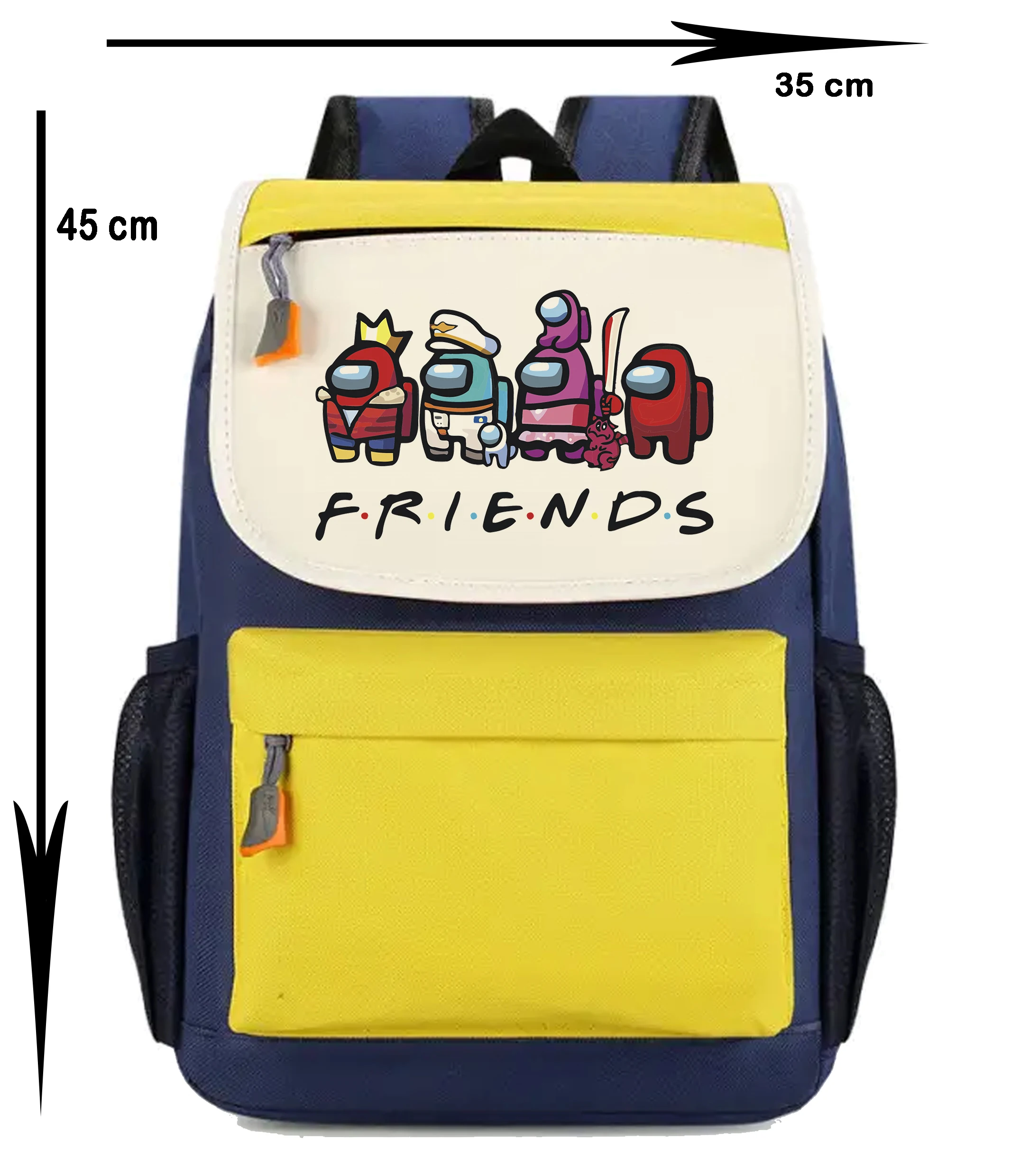 Among Us backpack. The Impostor. Various colors. Ideal for school. School. Hiking. Excursions. Multiple pockets