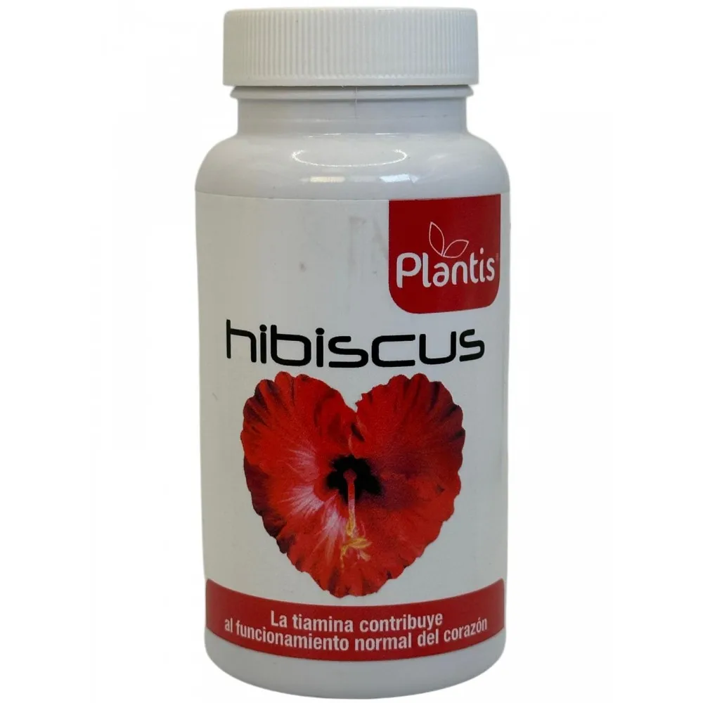 HIBISCUS con Vitamina B1 (tiamina) (Cuida tu corazón*) 60 cápsulas de Plantis