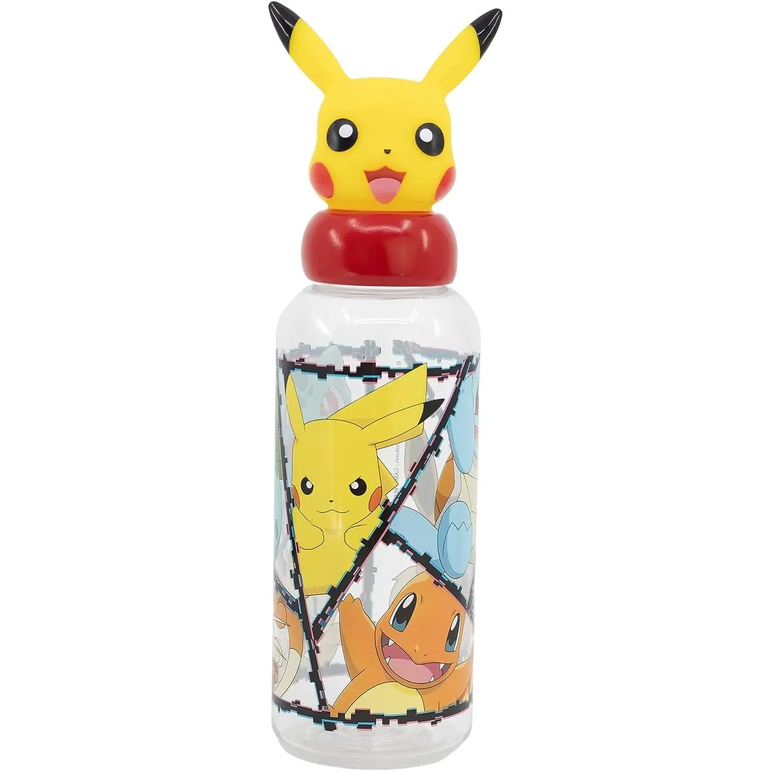 Botella de Agua Infantil Stor 3D Pokemon Pikachu 560 Ml Libre de BPA