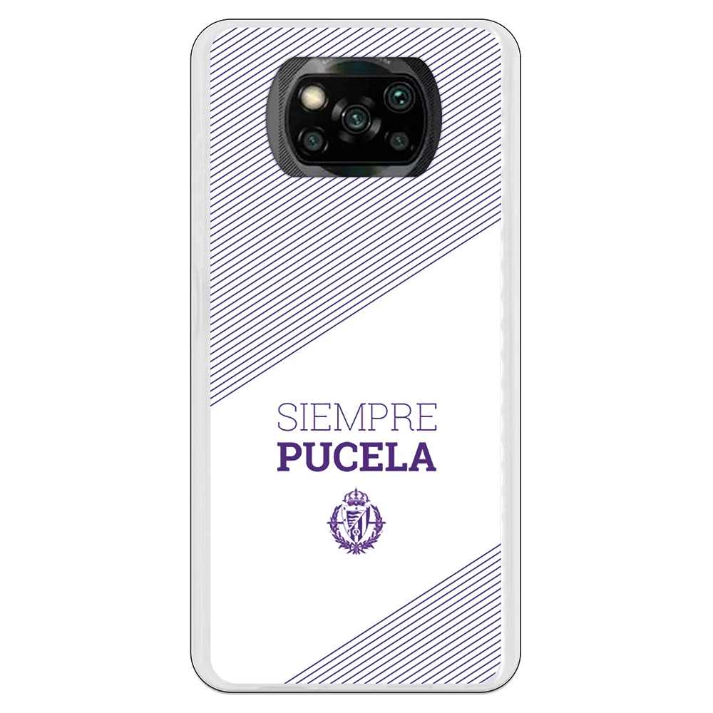 Original cover compatible with Xiaomi Pocophone X3 - X3 Pro - X3 NFC - Real Valladolid always Pucela