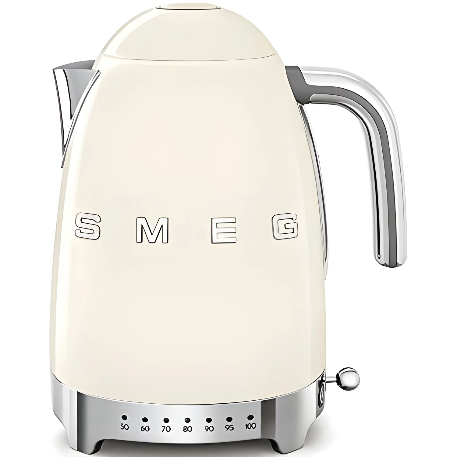 Smeg Crema Calentador De Agua Electrico, Hervidor Klf04creu, 2400 W, 1.7 Litros, Plástico,