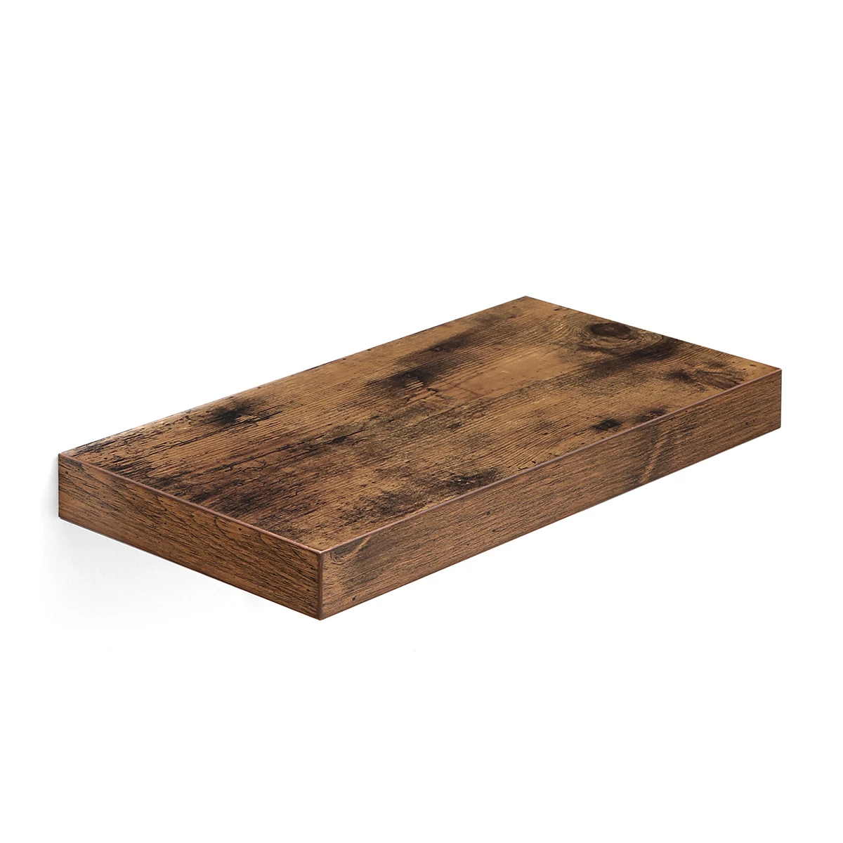 VASAGLE Estante de Pared, Estante Flotante, 20 x 40 x 3,8 cm/20 x 60 x 3,8 cm/20 x 80 x 3,8 cm, Balda de Pared para Marcos de Fotos, Decoración, para Salón, Estudio, Cocina, Marrón Rústico