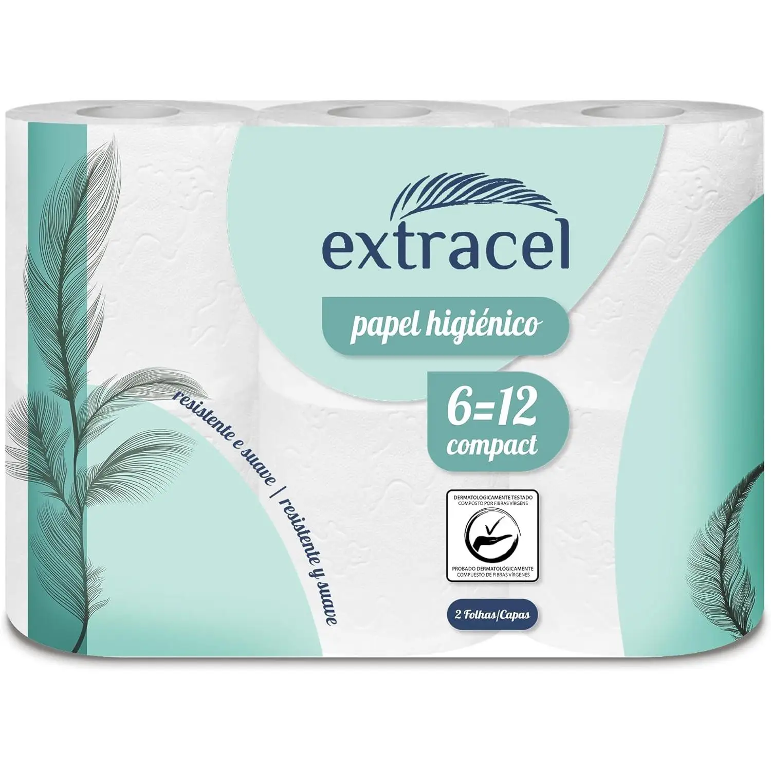 PILBELLES Papel Higiénico Resistente y Suave | Papel Higiénico Compacto 100% Celulosa Virgen