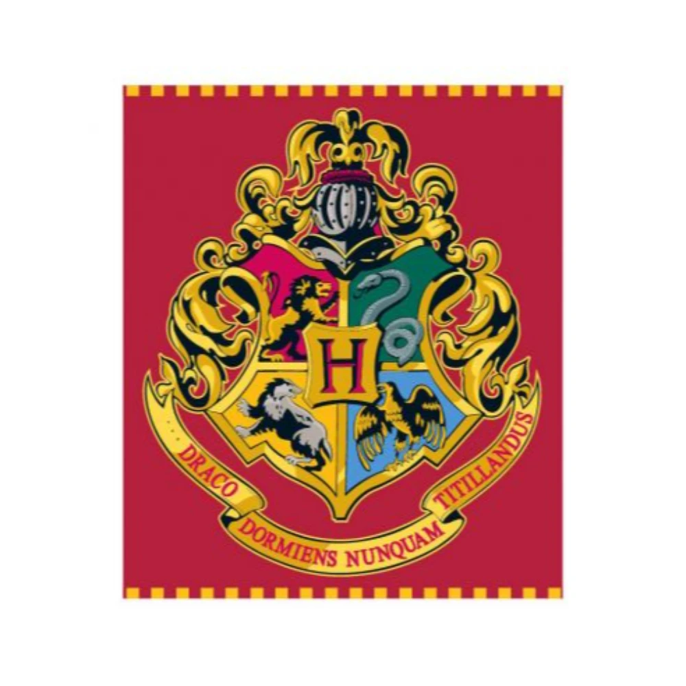 Burgundy 67105 Junior blanket Harry Potter