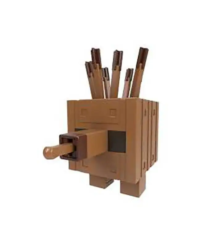 MINECRAFT LEGENDS MATTEL wooden GOLEM figure