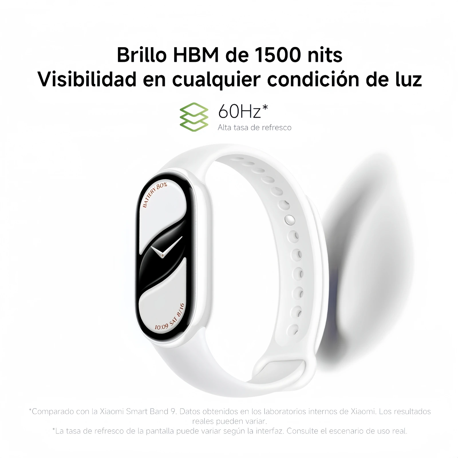 Xiaomi Smartband 10 – Pantalla AMOLED 1.72”,HyperOS 2.0,Monitorización Salud/Sueño,150+ Modos Deportivos,5ATM,Carga Rápida 3
