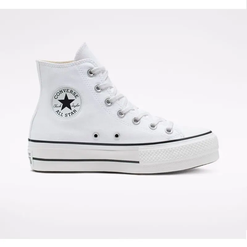 Zapatillas Converse Plataforma Chuck Taylor All Star Plataforma bota Blanca | Clásicas y elegantes | Estilo Retro Urbano