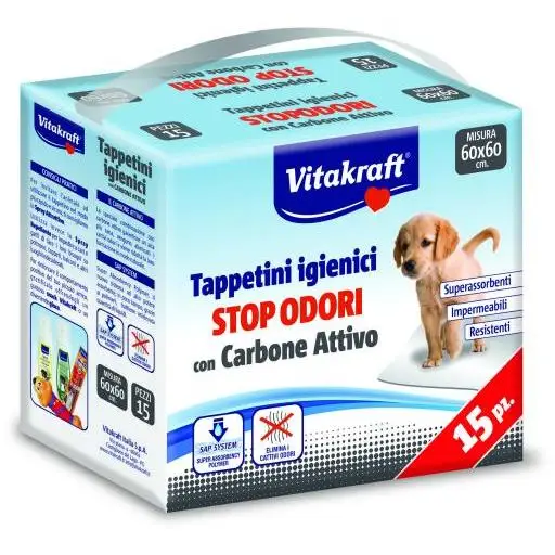 Vitakraft Empapador Perro y Gato con Carbón Activo -