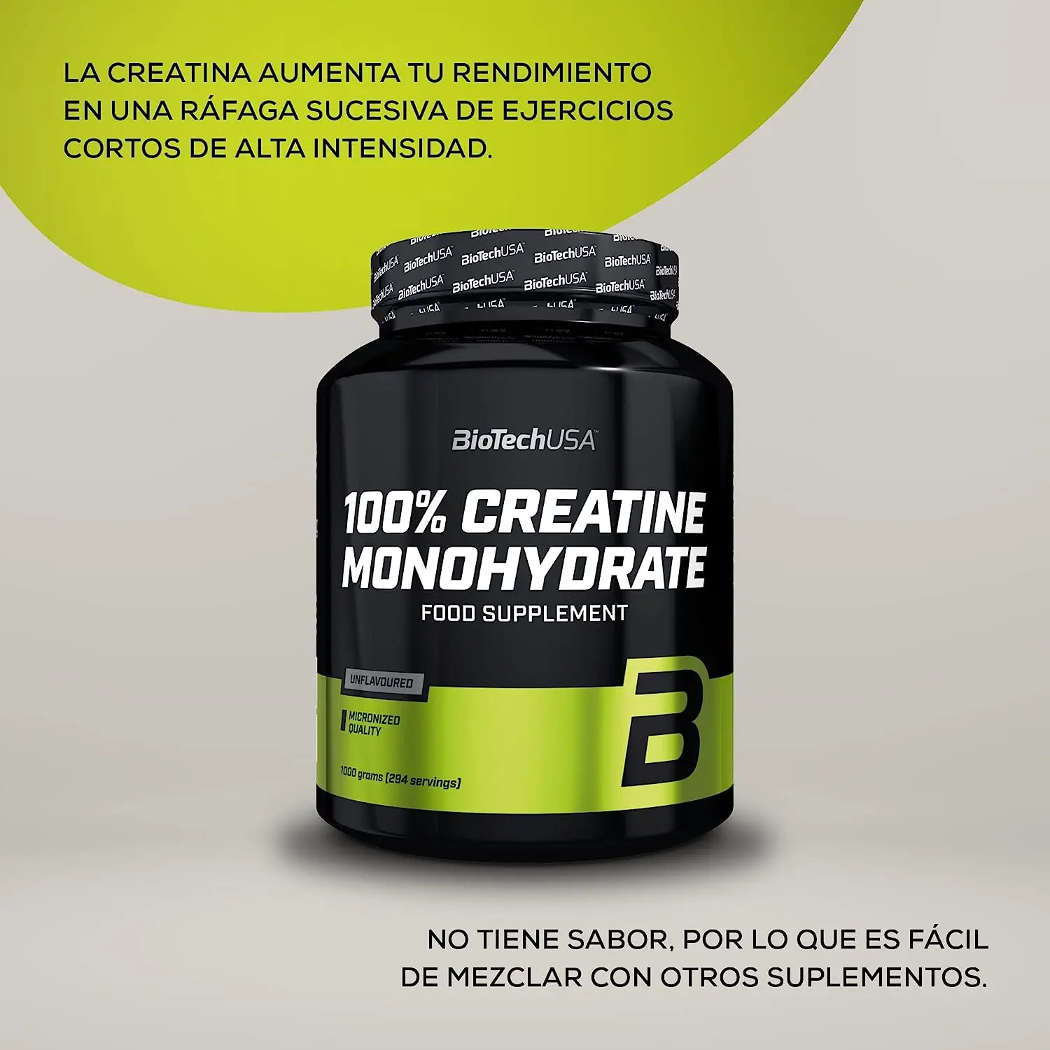 100% creatine monohydrate biotechusa flavorless 300g increases the creatine muscle increases strength and performance #5