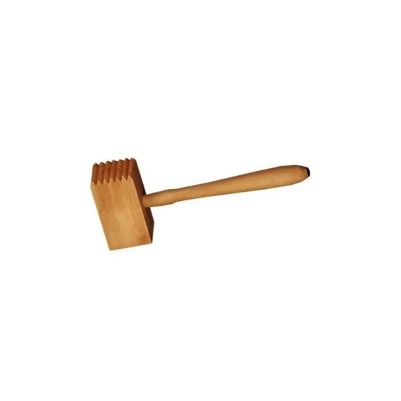 Maza para Carne de Madera Natural Artema - 25 cm, Ideal para Aplanar Carnes y Preparar Platos Deliciosos
