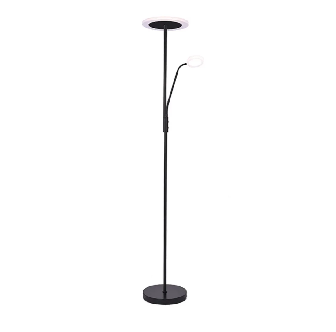 BEL AIR HOME - Lámpara de Pie GENOVA 28W+7W LED 3000-6500K A.179xD.25cm