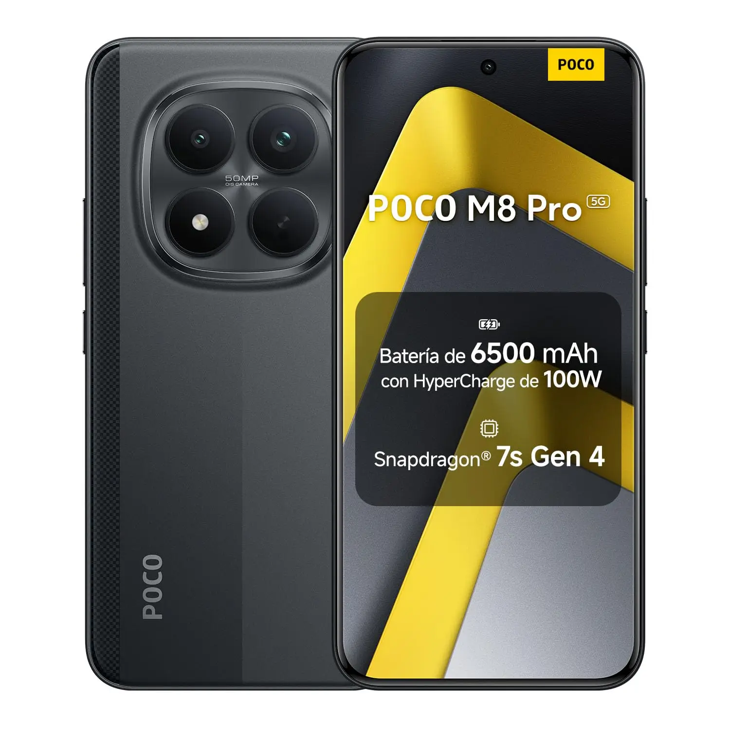 Móvil Xiaomi POCO M8 Pro 8GB+256GB Snapdragon 7s Gen 4 Pantalla AMOLED 6.83R…