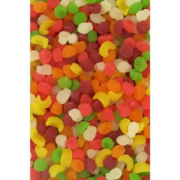 FINI TROPICAL MIX MINI 1KG. SURTIDAS DE GOMINOLAS DE FRUTAS MINI TEXDURA DURA POR FUERA Y BLANDITA POR DENTRO APROX 500U GOMINOLA ESPECIAL MEZCLA PERFECTA SABOR TOP ORIGINAL