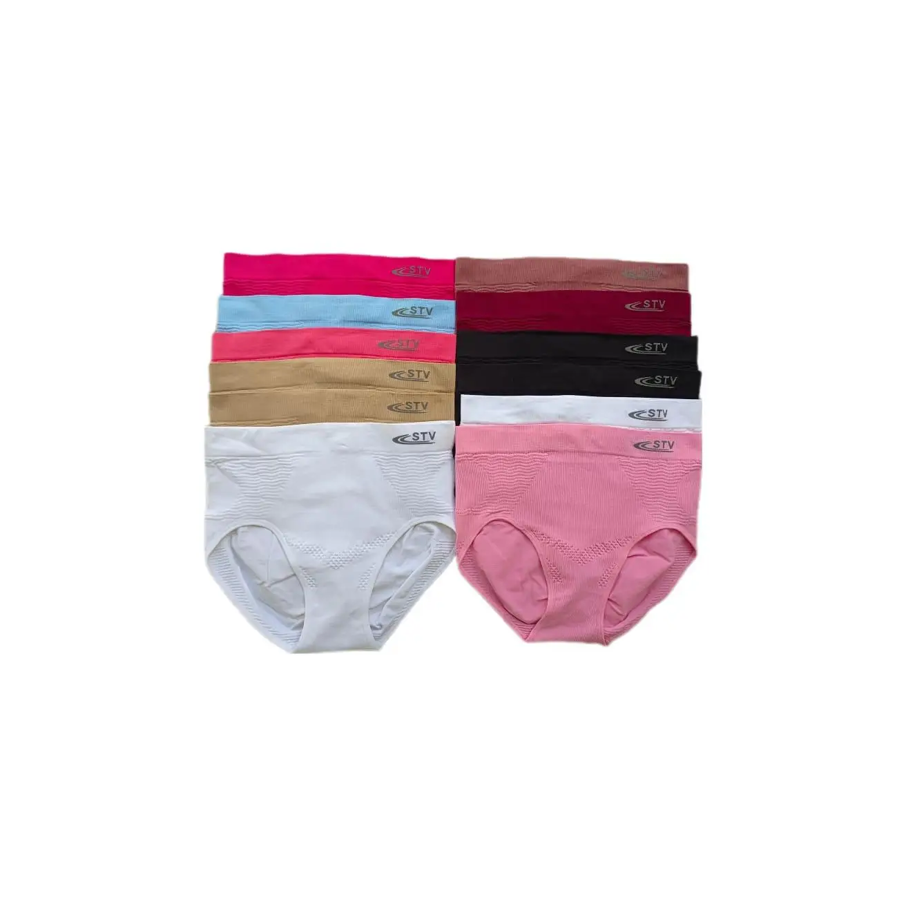 STV International Pack of 12 Panties Sash Color Assorted Size M-L-XL-XXL