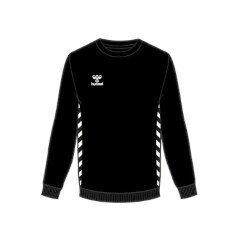 Sudadera Hummel Playful 401450-2001 Negra Hombre Cuello Redondo